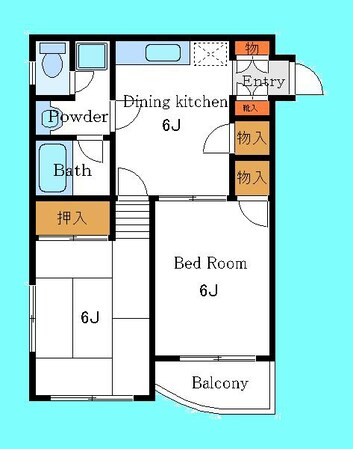 西葛西駅 徒歩3分 1階の物件間取画像